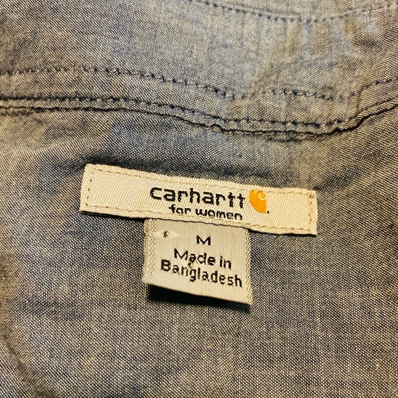 Carhartt Work Shirt Denim Color - Picture 4 of 6